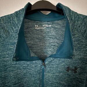 Men’s Under Armour Teal Zip-Up Shirt
